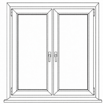 Двустворчатое окно